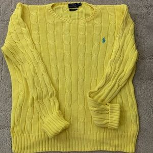 Polo Ralph Lauren Lemon Yellow Sweater